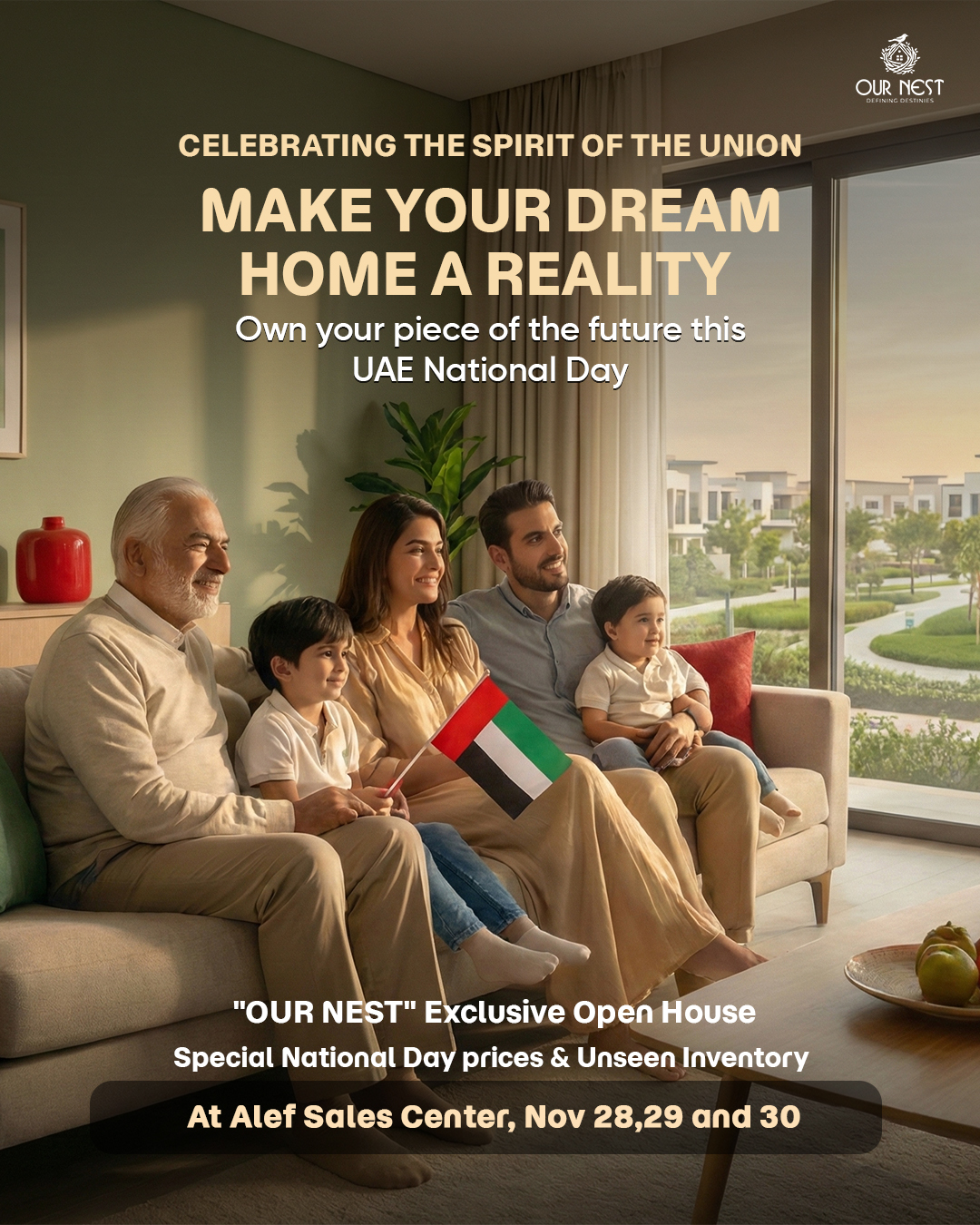 Open house real estate events 2025 by our nest real estate