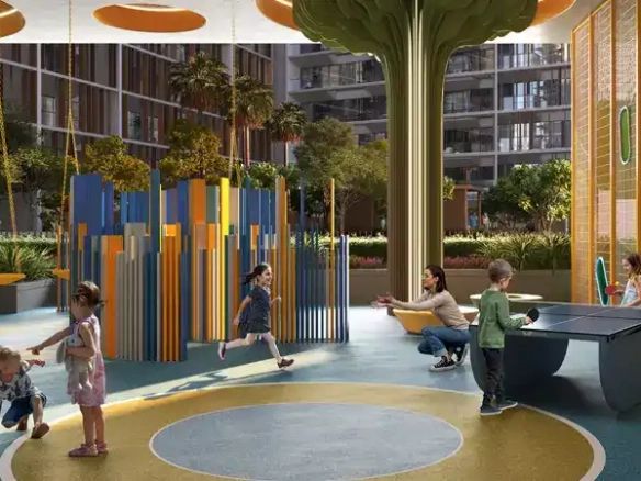 Family apartments Dubai Production City with amenities