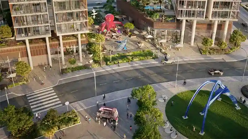 aldarparkfive 9 Family apartments Dubai Production City with amenities