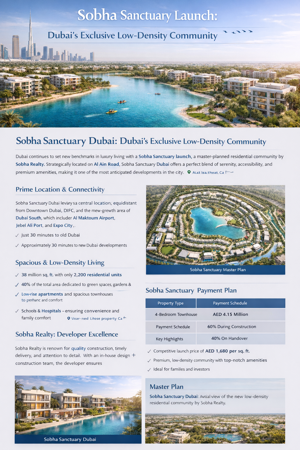sobha sanctuary launch