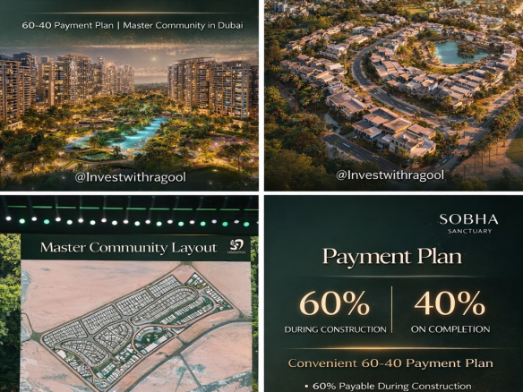 Sobha sanctuary townhouse for sale in dubai