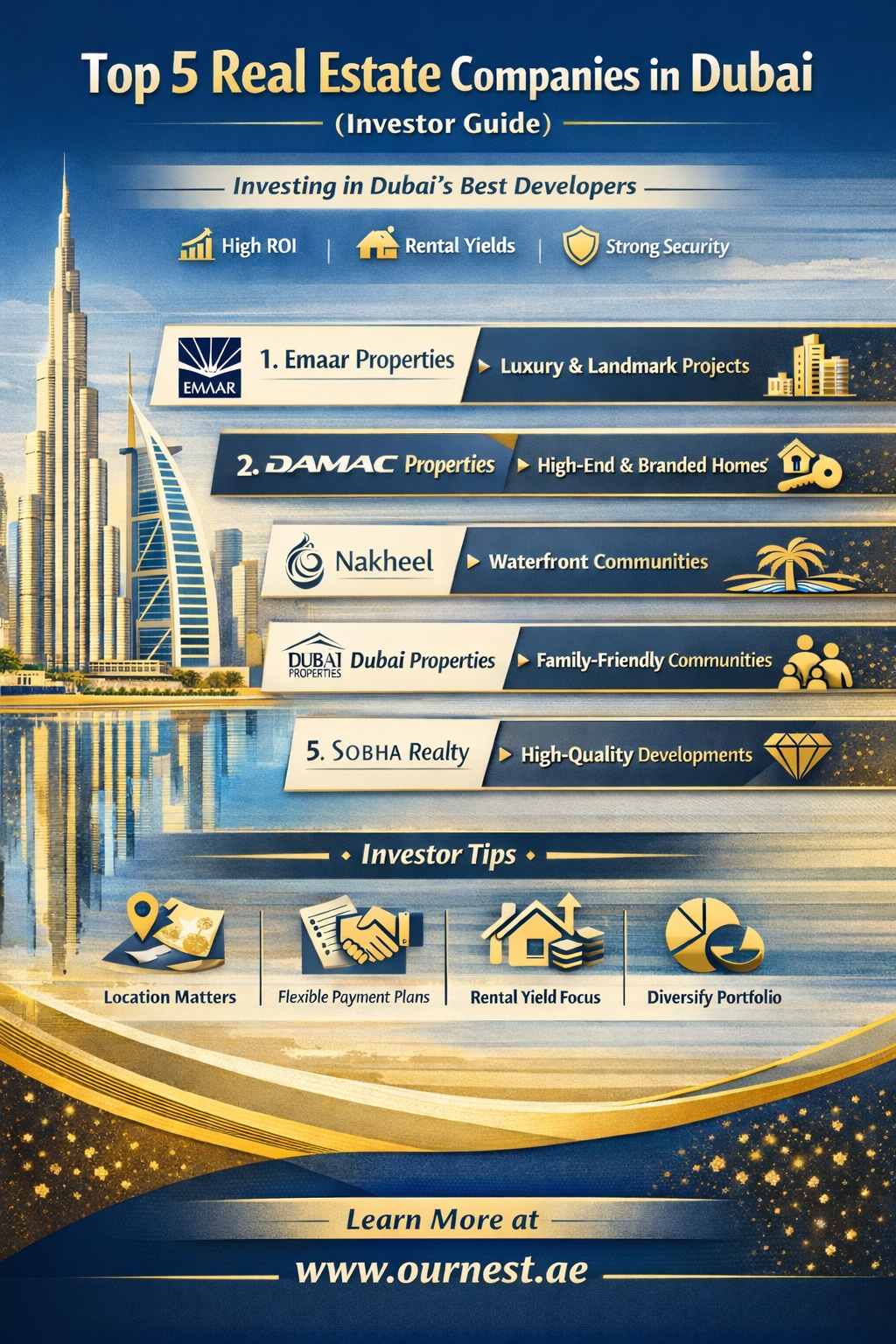 top 5 real estate companies in Dubai