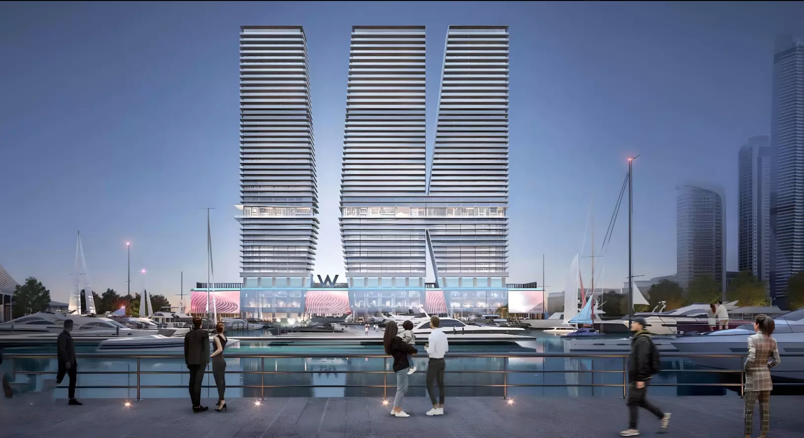 w residences dubai harbour by arada