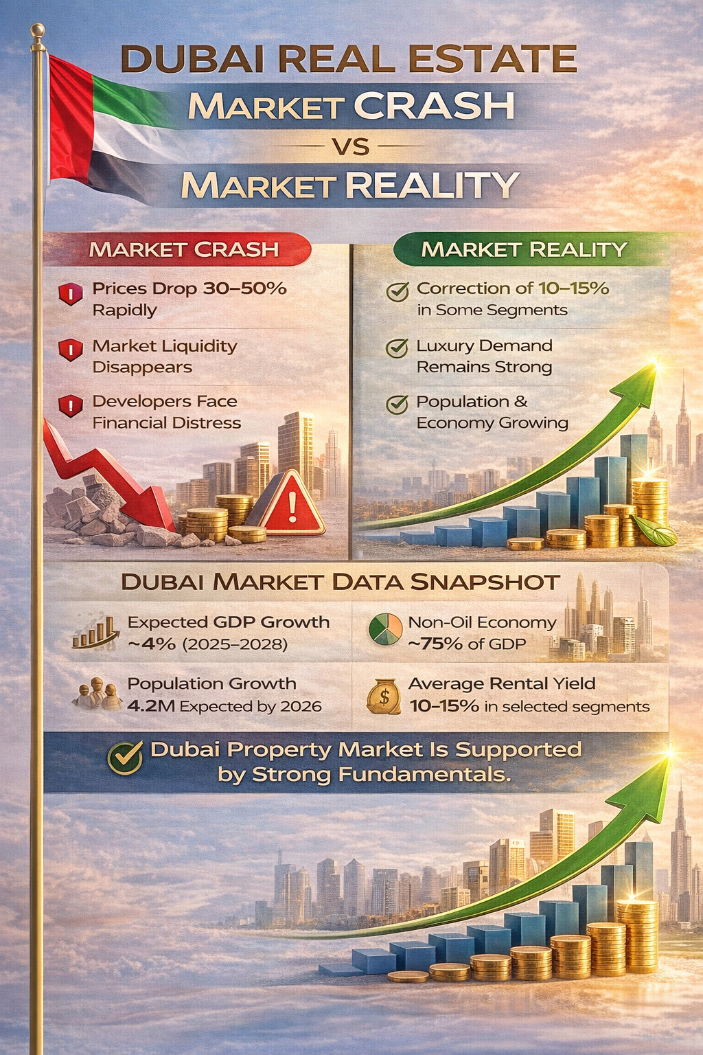 Dubai Real Estate Market Crash: What Investors Need to Know in 2026