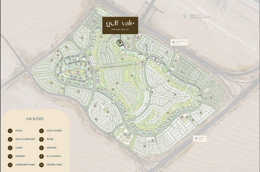 Emaar Golf Vale apartments for sale