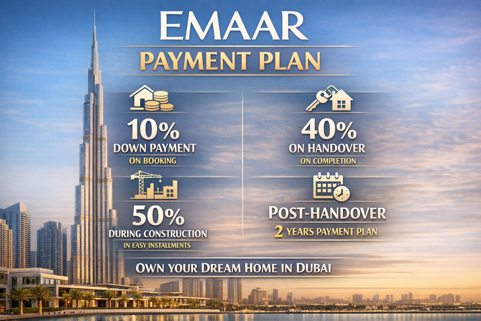 Emaar payment plan 2026