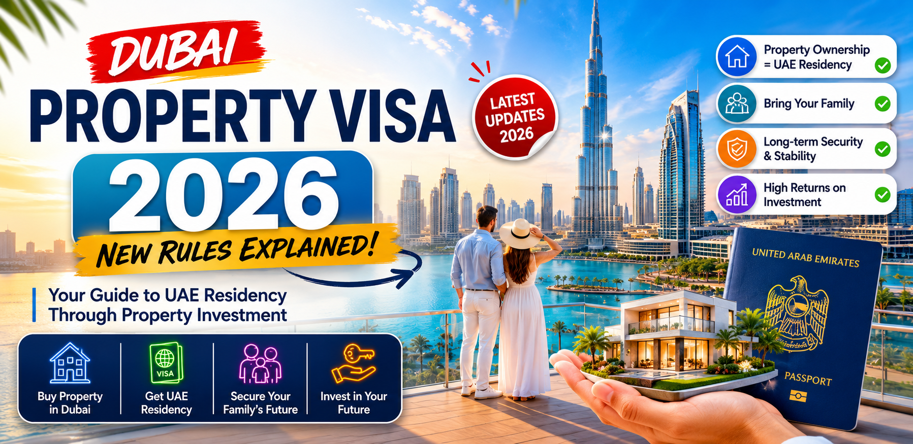 Dubai Property Visa 2026: New Rules Explained for Foreign Investors